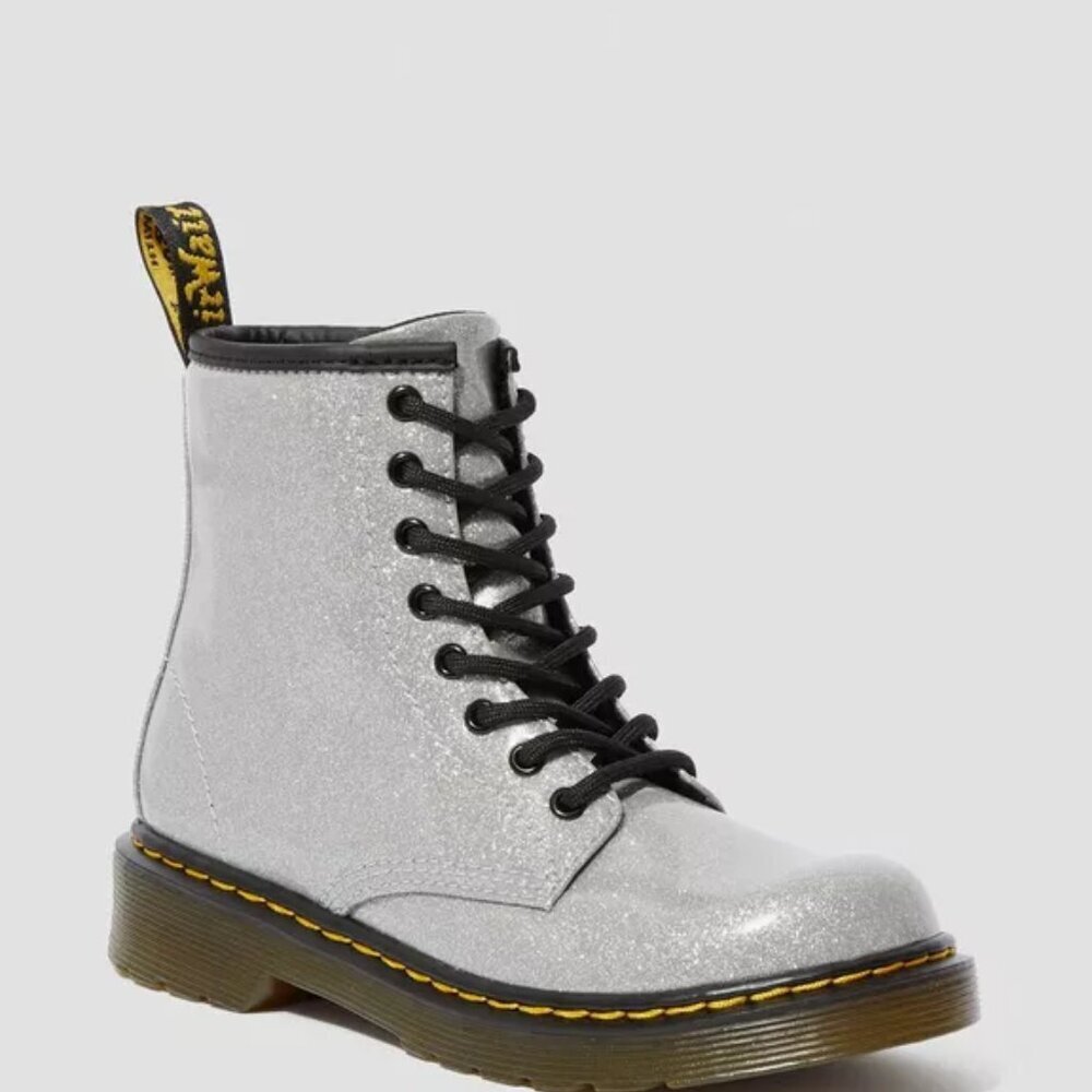 Dr Martens 1460 Glitter Junior Ankle Boots. Sz: 5